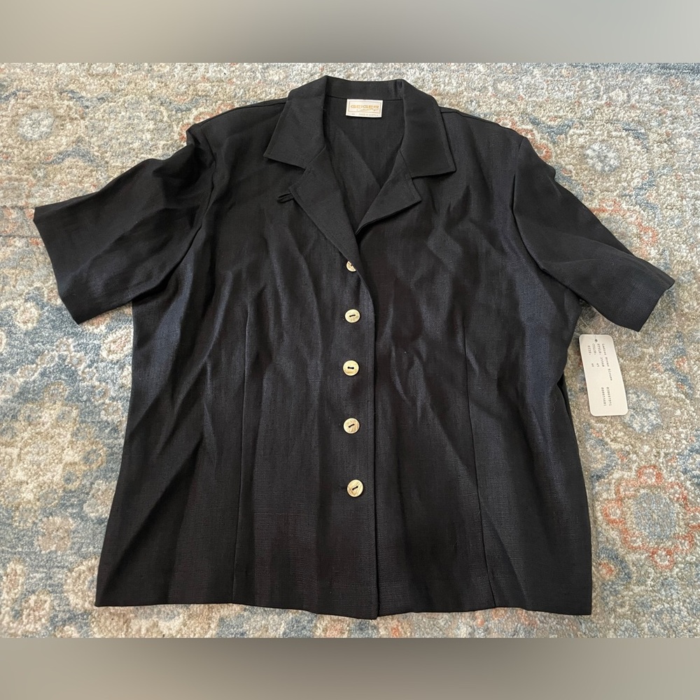 Vintage Geiger Deadstock Linen Button Down